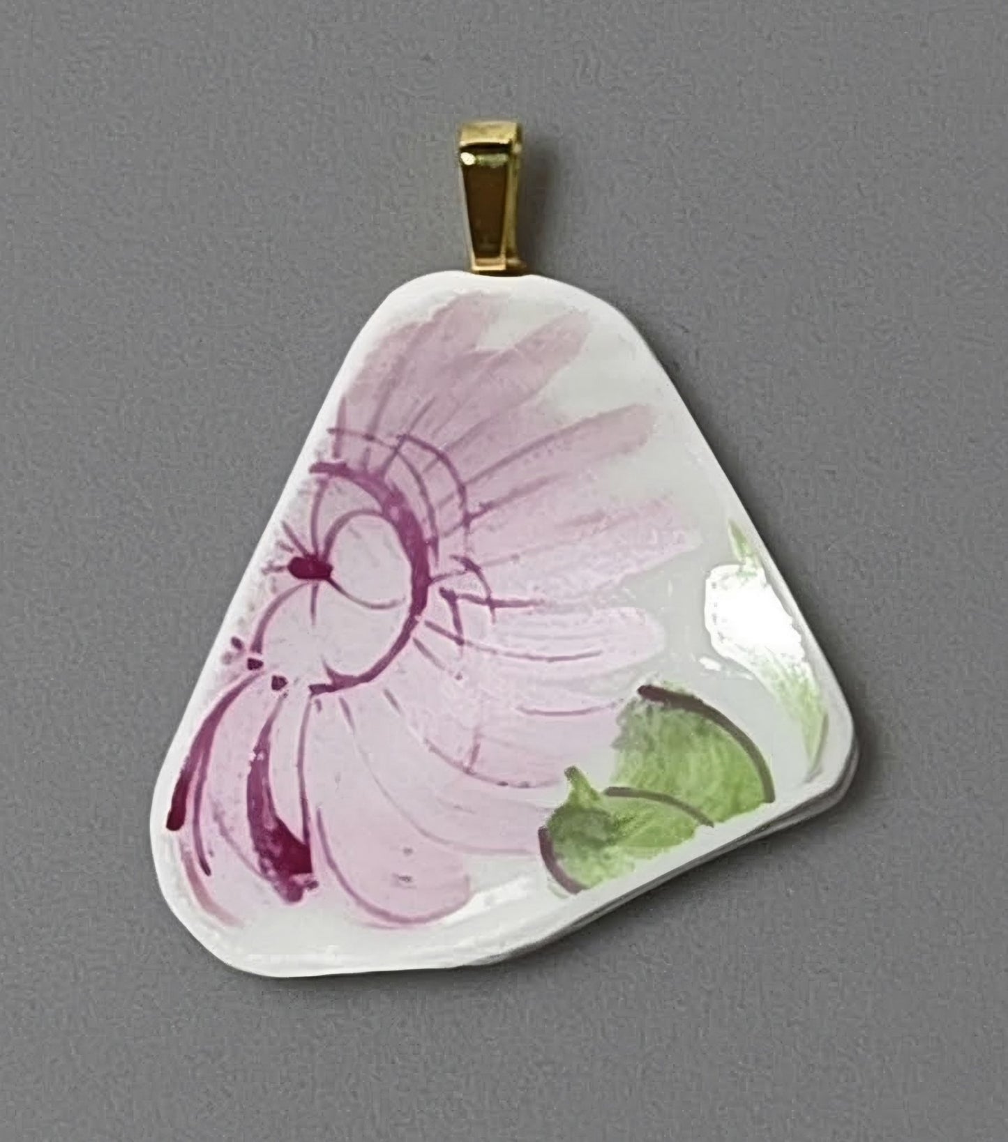 Floral pendant - assimetric shape