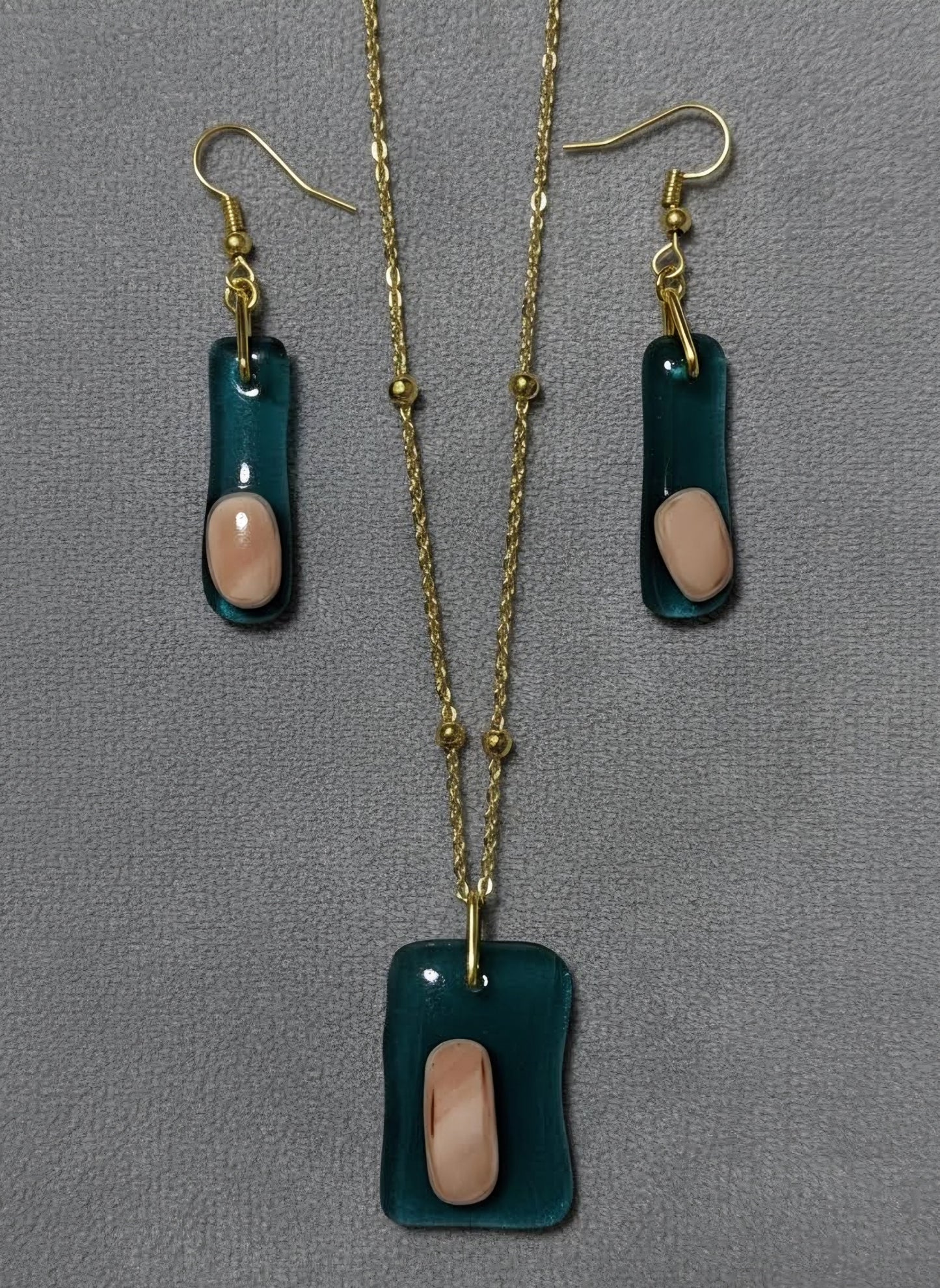 "Turquoise summer" set